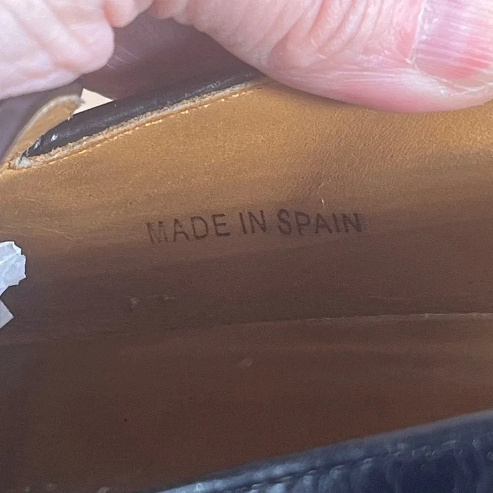 Mezlan black leather